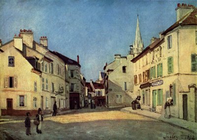 Square in Argenteuil by Alfred Sisley